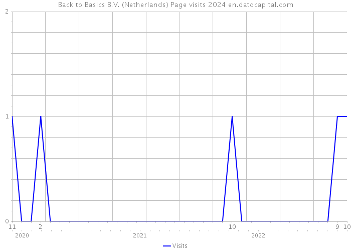 Back to Basics B.V. (Netherlands) Page visits 2024 