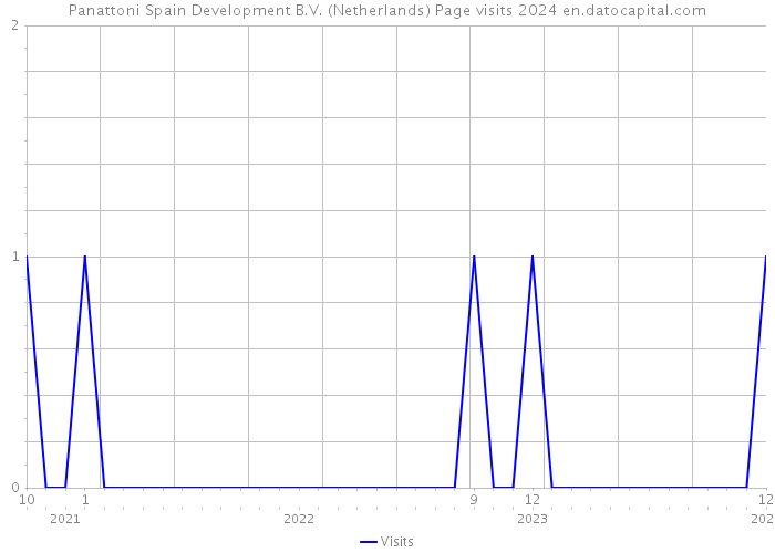 Panattoni Spain Development B.V. (Netherlands) Page visits 2024 