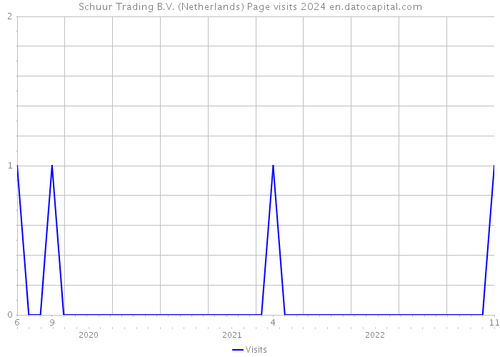 Schuur Trading B.V. (Netherlands) Page visits 2024 