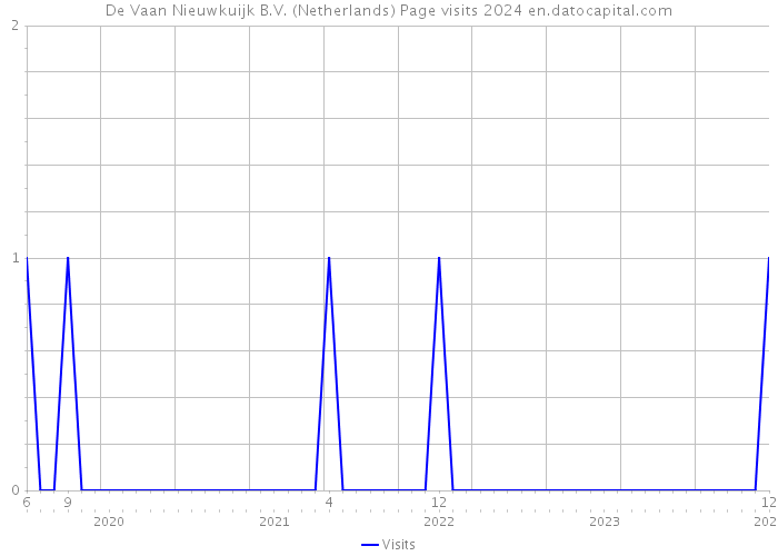 De Vaan Nieuwkuijk B.V. (Netherlands) Page visits 2024 