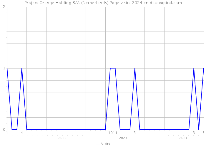 Project Orange Holding B.V. (Netherlands) Page visits 2024 
