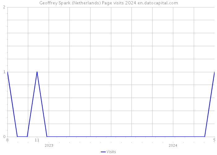 Geoffrey Spark (Netherlands) Page visits 2024 