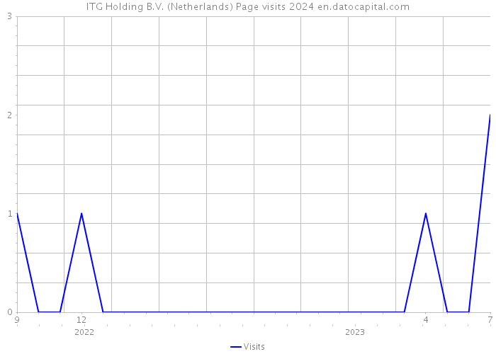 ITG Holding B.V. (Netherlands) Page visits 2024 