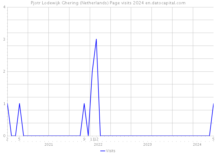 Pjotr Lodewijk Ghering (Netherlands) Page visits 2024 