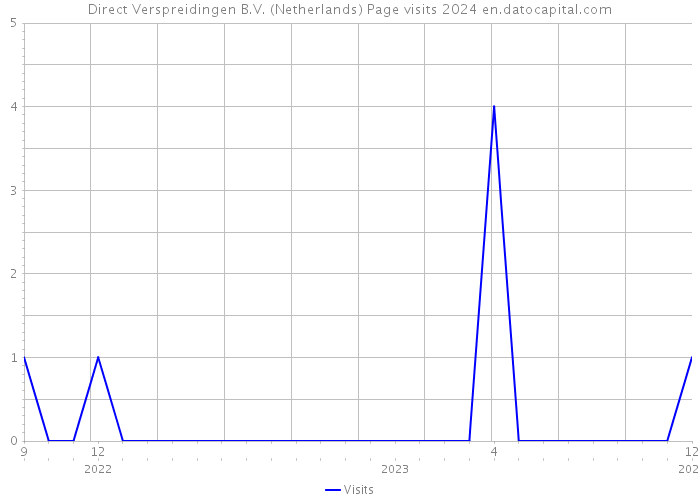 Direct Verspreidingen B.V. (Netherlands) Page visits 2024 