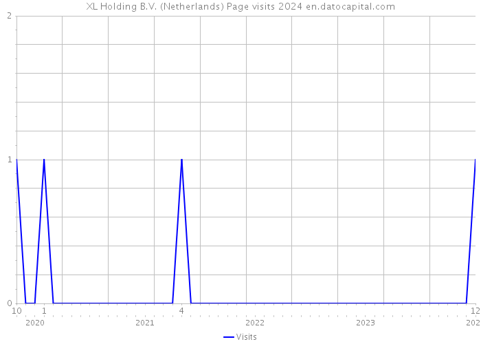 XL Holding B.V. (Netherlands) Page visits 2024 