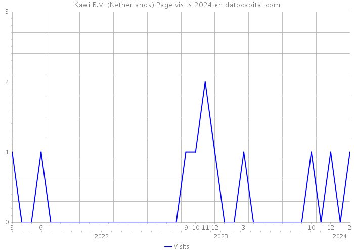 Kawi B.V. (Netherlands) Page visits 2024 