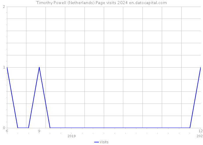 Timothy Powell (Netherlands) Page visits 2024 