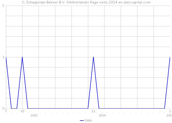 G. Schaapman Beheer B.V. (Netherlands) Page visits 2024 
