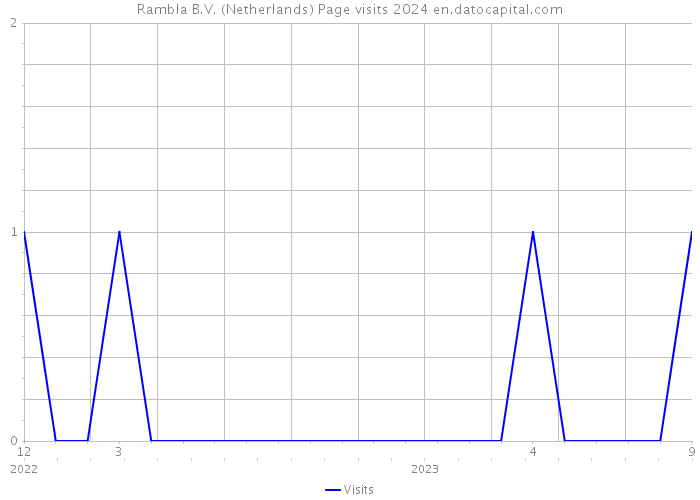 Rambla B.V. (Netherlands) Page visits 2024 