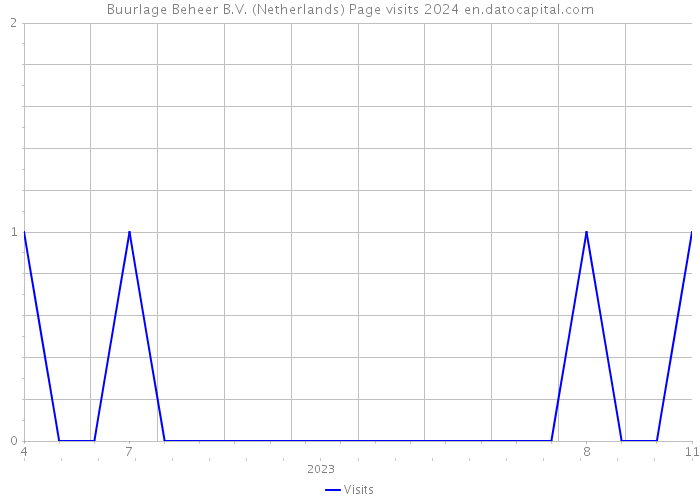 Buurlage Beheer B.V. (Netherlands) Page visits 2024 