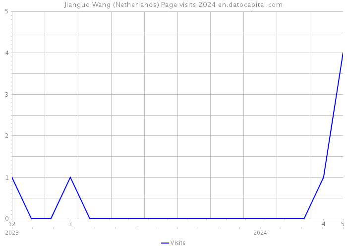 Jianguo Wang (Netherlands) Page visits 2024 
