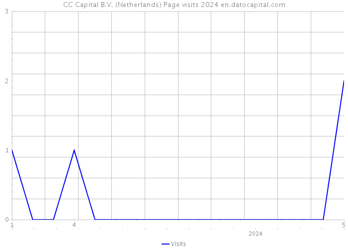 CC Capital B.V. (Netherlands) Page visits 2024 