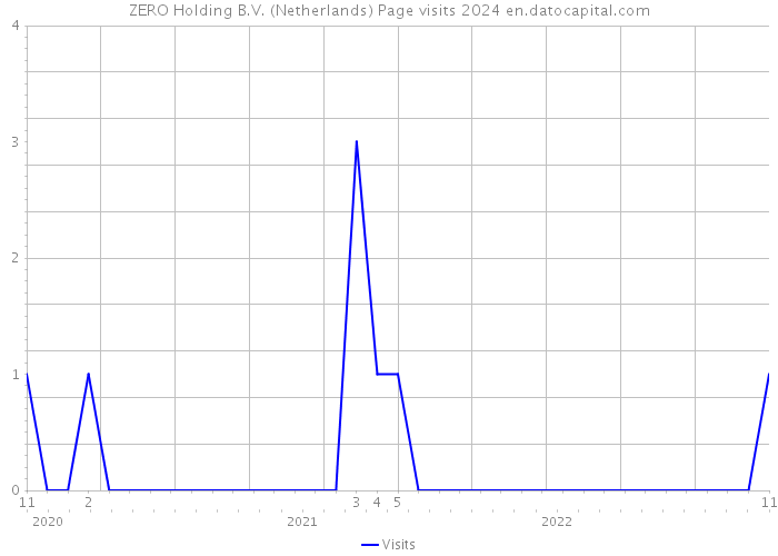ZERO Holding B.V. (Netherlands) Page visits 2024 