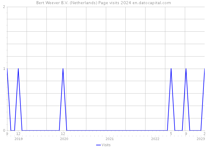 Bert Weever B.V. (Netherlands) Page visits 2024 