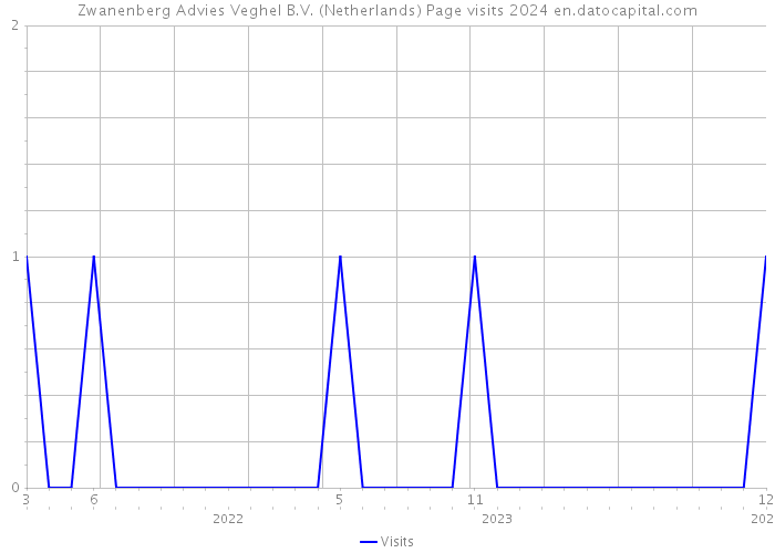 Zwanenberg Advies Veghel B.V. (Netherlands) Page visits 2024 