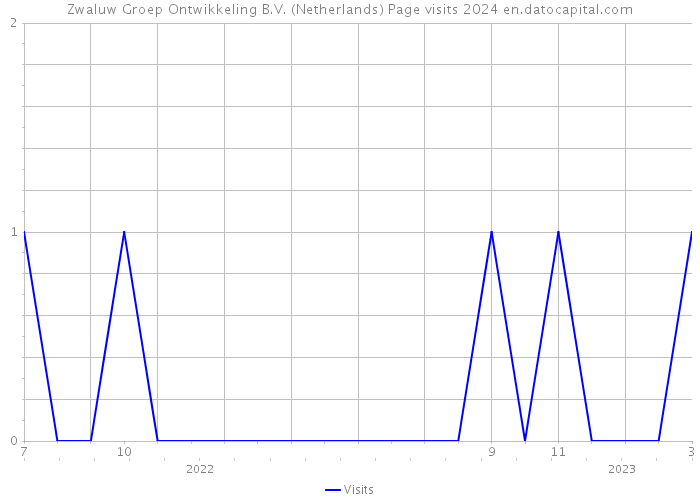 Zwaluw Groep Ontwikkeling B.V. (Netherlands) Page visits 2024 