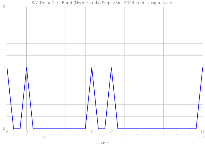 B.V. Delta Care Fund (Netherlands) Page visits 2024 