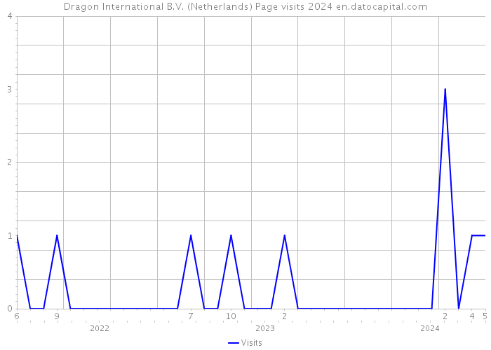 Dragon International B.V. (Netherlands) Page visits 2024 