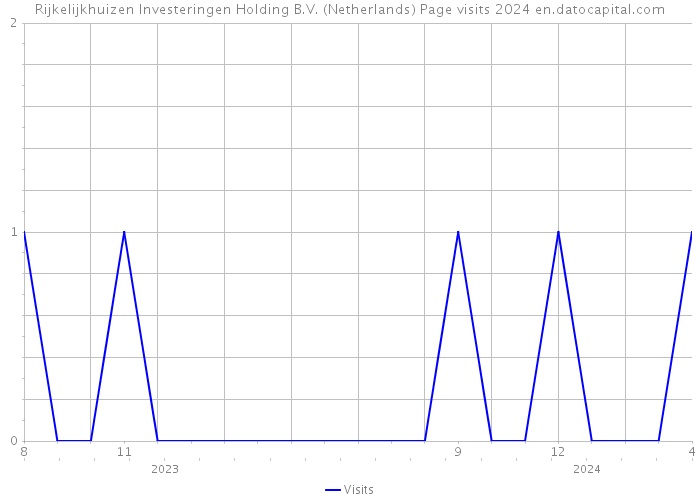 Rijkelijkhuizen Investeringen Holding B.V. (Netherlands) Page visits 2024 