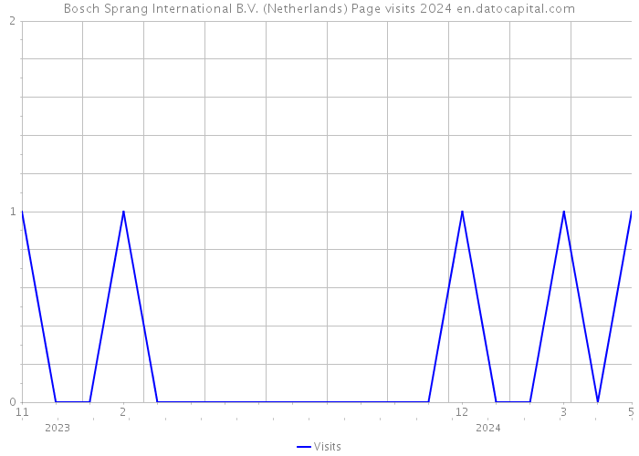 Bosch Sprang International B.V. (Netherlands) Page visits 2024 