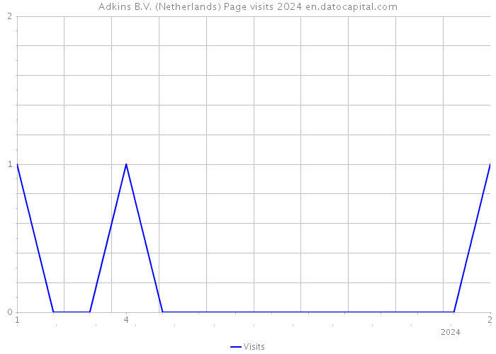 Adkins B.V. (Netherlands) Page visits 2024 