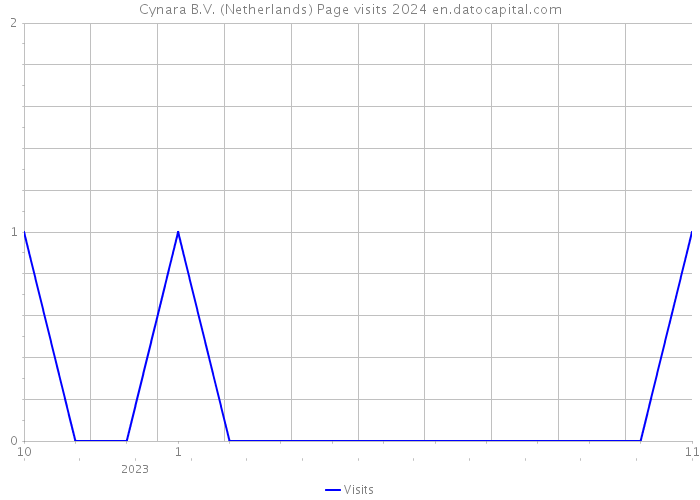 Cynara B.V. (Netherlands) Page visits 2024 