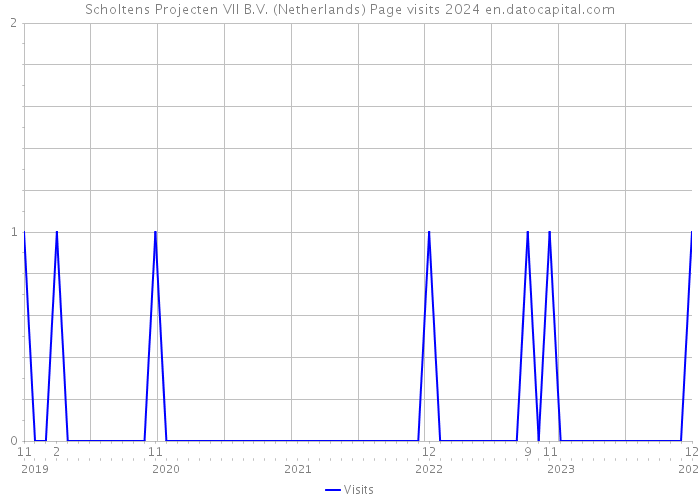 Scholtens Projecten VII B.V. (Netherlands) Page visits 2024 