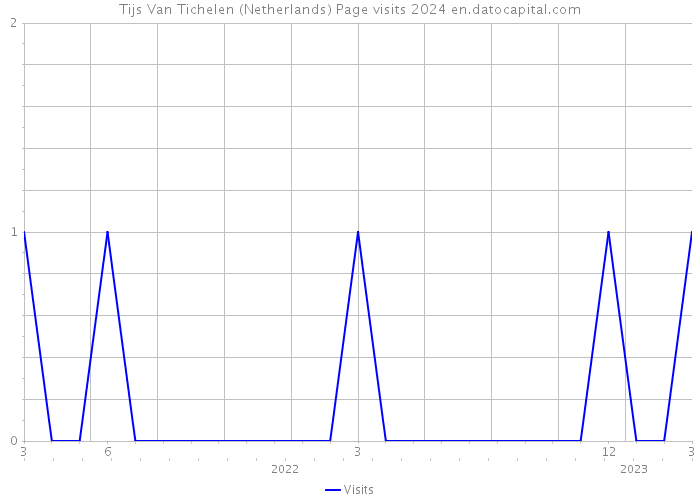 Tijs Van Tichelen (Netherlands) Page visits 2024 