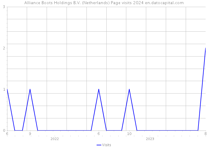 Alliance Boots Holdings B.V. (Netherlands) Page visits 2024 