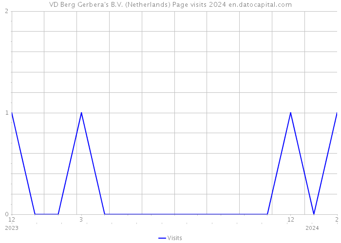 VD Berg Gerbera's B.V. (Netherlands) Page visits 2024 