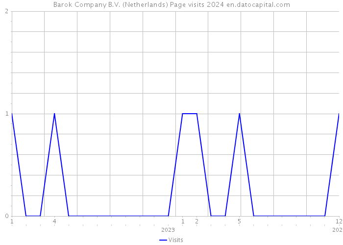 Barok Company B.V. (Netherlands) Page visits 2024 