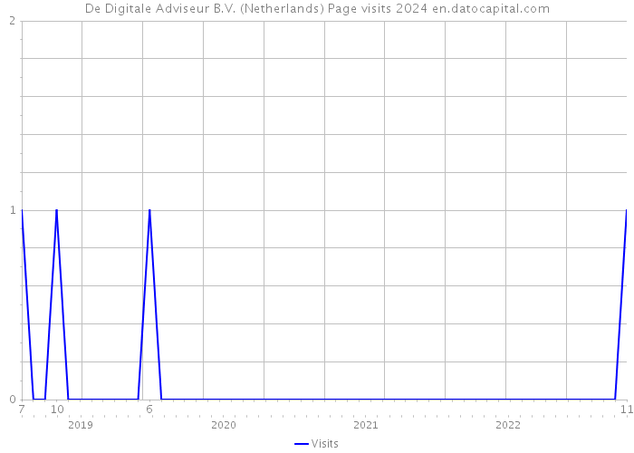 De Digitale Adviseur B.V. (Netherlands) Page visits 2024 