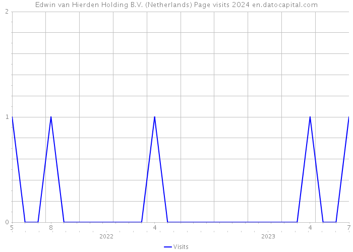 Edwin van Hierden Holding B.V. (Netherlands) Page visits 2024 