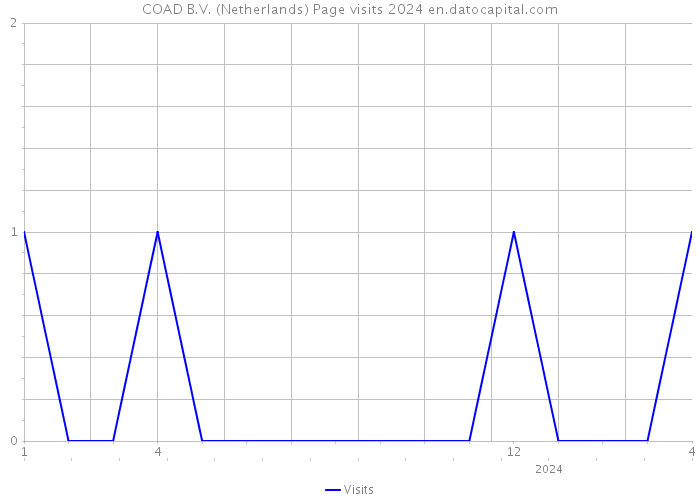 COAD B.V. (Netherlands) Page visits 2024 