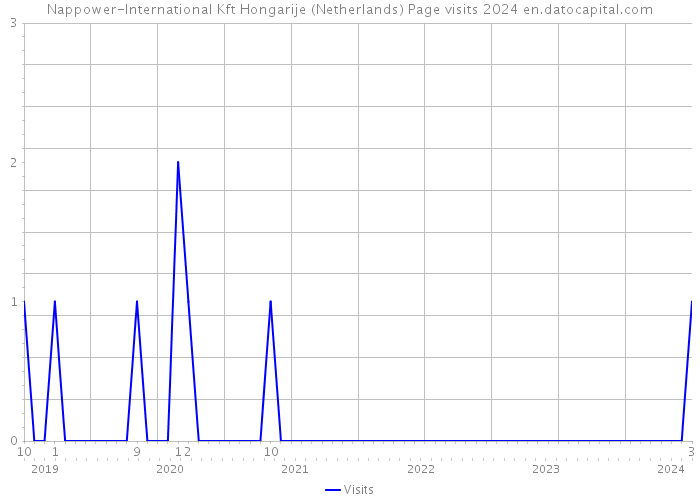 Nappower-International Kft Hongarije (Netherlands) Page visits 2024 