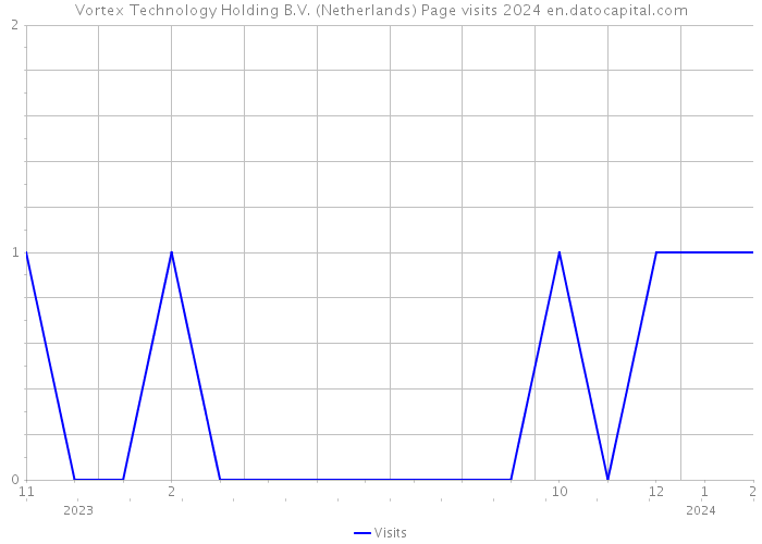 Vortex Technology Holding B.V. (Netherlands) Page visits 2024 