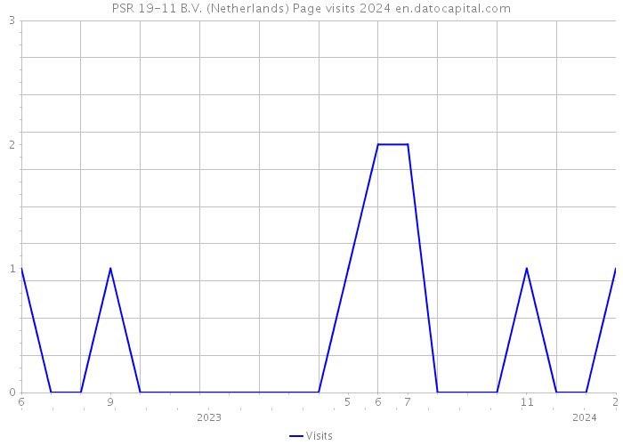 PSR 19-11 B.V. (Netherlands) Page visits 2024 