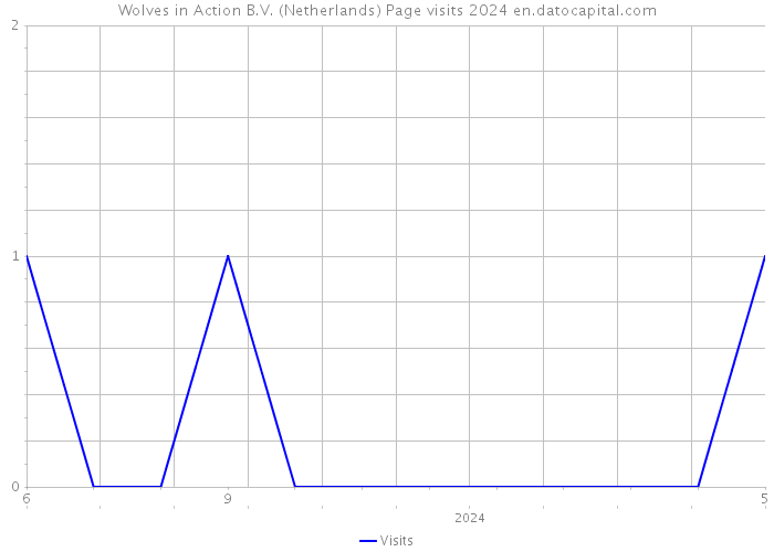Wolves in Action B.V. (Netherlands) Page visits 2024 