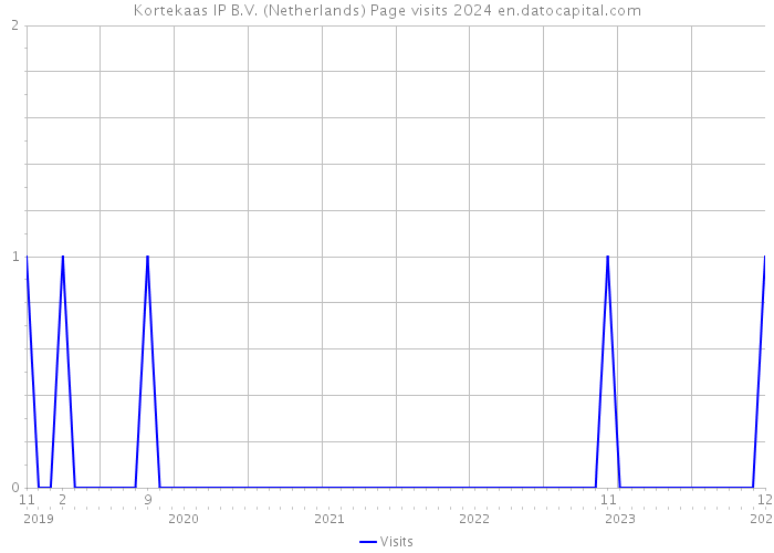 Kortekaas IP B.V. (Netherlands) Page visits 2024 