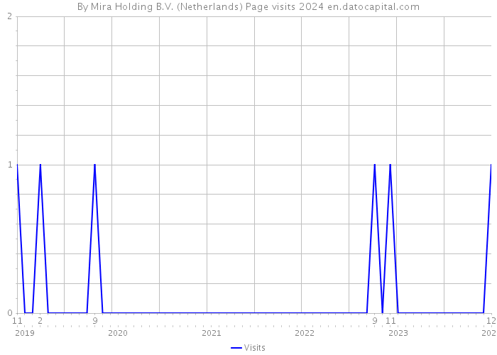 By Mira Holding B.V. (Netherlands) Page visits 2024 