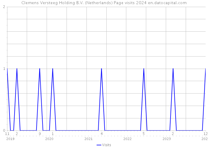 Clemens Versteeg Holding B.V. (Netherlands) Page visits 2024 