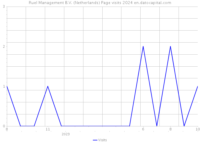 Ruel Management B.V. (Netherlands) Page visits 2024 