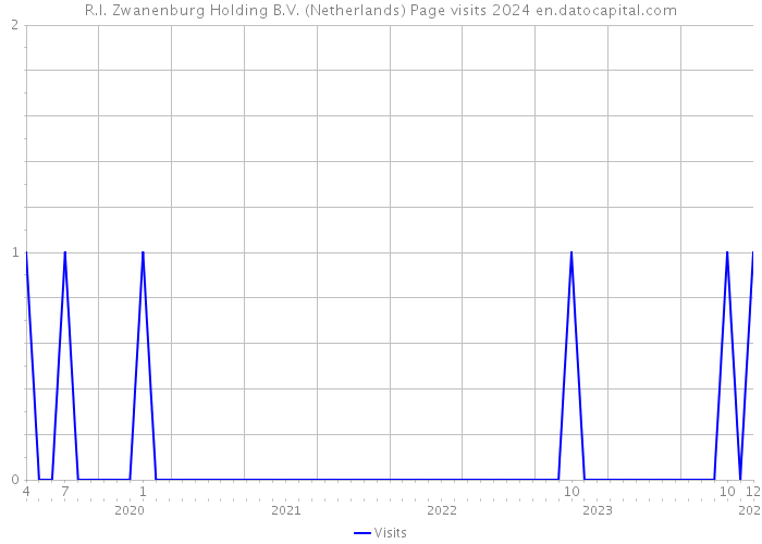 R.I. Zwanenburg Holding B.V. (Netherlands) Page visits 2024 