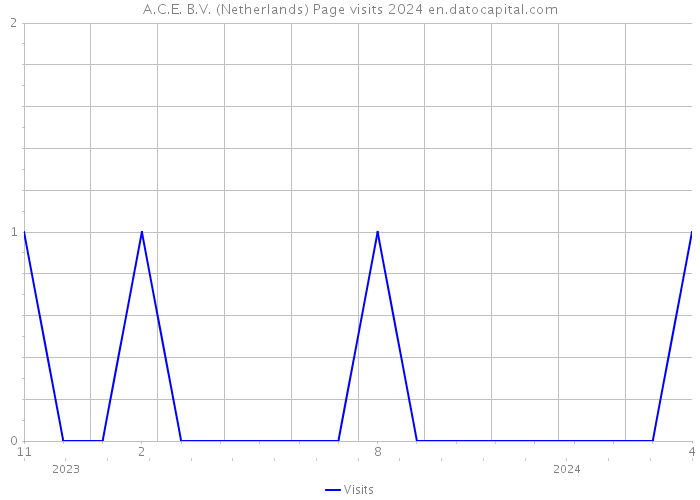 A.C.E. B.V. (Netherlands) Page visits 2024 