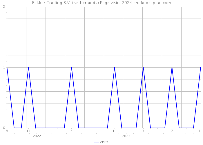 Bakker Trading B.V. (Netherlands) Page visits 2024 