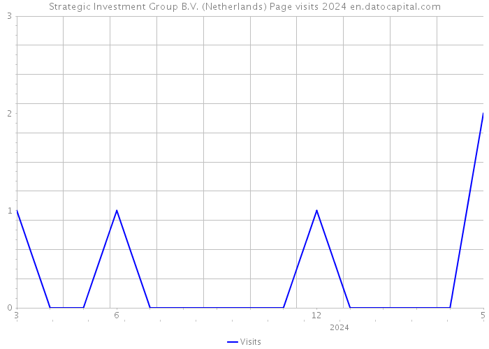 Strategic Investment Group B.V. (Netherlands) Page visits 2024 