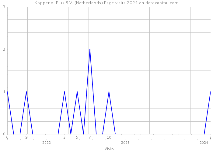 Koppenol Plus B.V. (Netherlands) Page visits 2024 