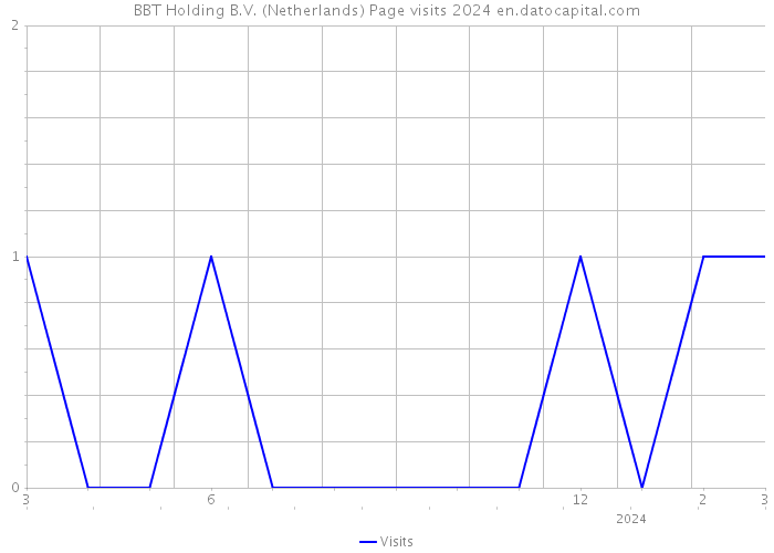 BBT Holding B.V. (Netherlands) Page visits 2024 