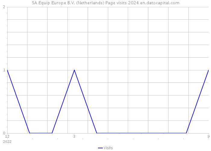 SA Equip Europe B.V. (Netherlands) Page visits 2024 